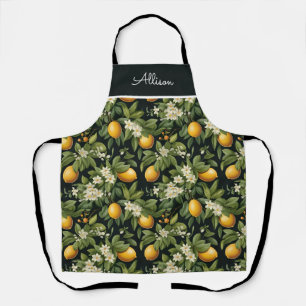 Tabliers de cuisine au citron personnalisés