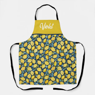 Tabliers de cuisine au citron personnalisés