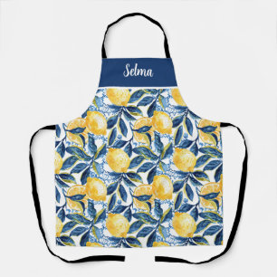 Tabliers de cuisine au citron personnalisés