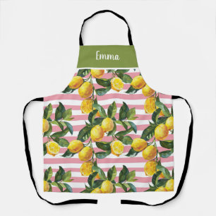 Tabliers de cuisine au citron personnalisés