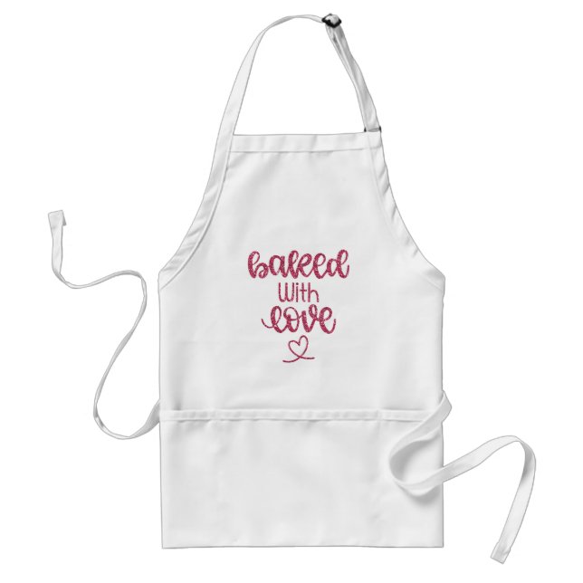 Tabliers de cuisine Cute Baked With Love (Devant)