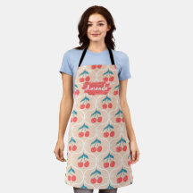 Tabliers de cuisine personnalisés floraux, Cœur, C