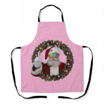 Tabliers de Noël Peace Santa
