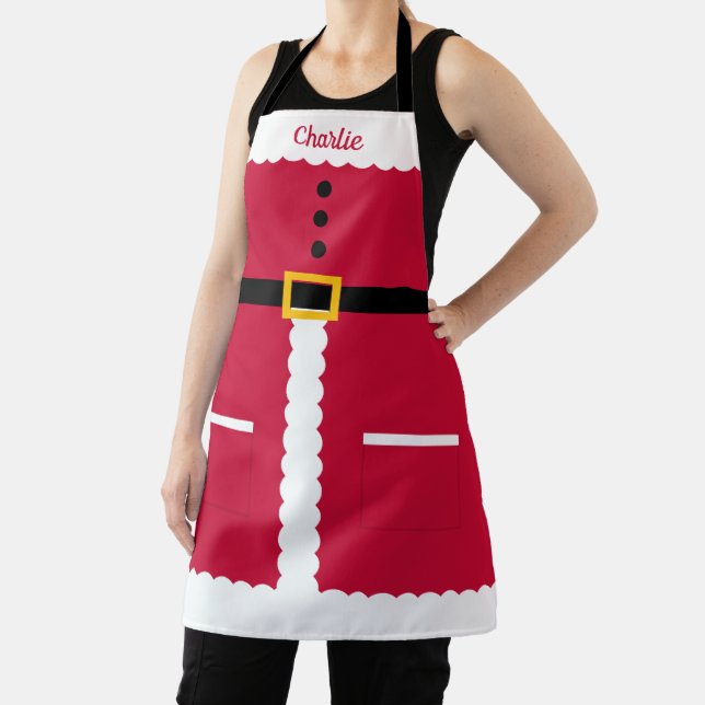 Tabliers de Noël personnalisés Père Noël Apron (Insitu)
