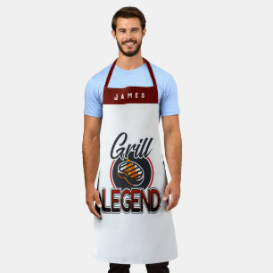 Tabliers de nom personnalisé, Père grill barbecue