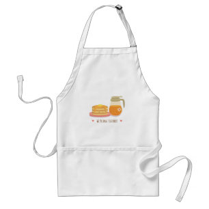 Tabliers de petit-déjeuner crêpes Kawaii et sirop 
