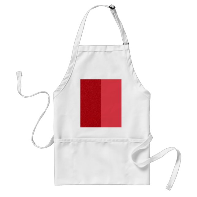 Tabliers Duo Bloc Rouge Tomate Personnalisable (Devant)