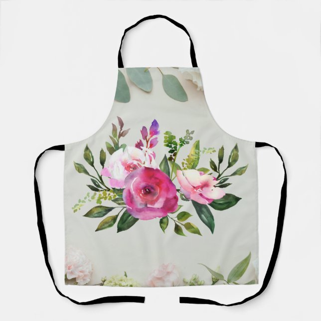 Tabliers Fleurs Aquarelle (Recto)