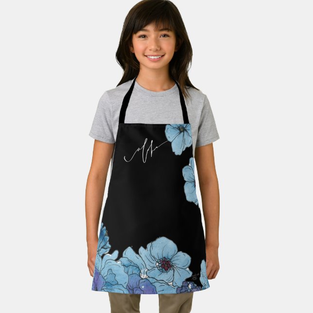 Tabliers Floral Blue Aloha (Insitu)