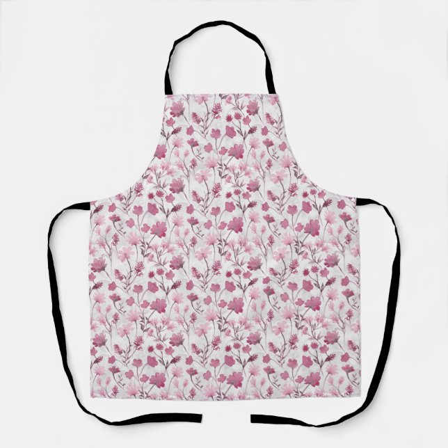 Tabliers Joyeuse Flore - Rose (Recto)