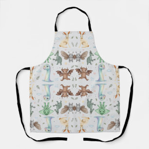 Tabliers motif cryptide Mothman & Amis
