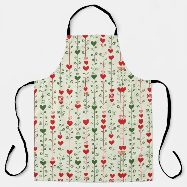 Tabliers motifs du coeur (Recto)