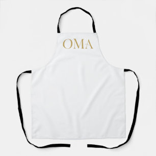 Tabliers OMA Tablier de cuisine personnalisé pou