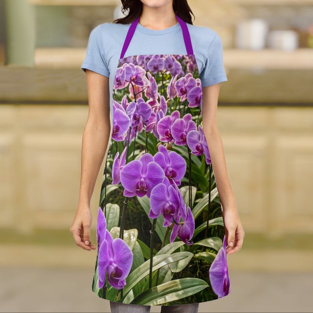 Tabliers Orchidées Violettes (Créateur téléchargé)