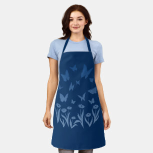 Tabliers Papillon Bleu Papillon Art Aprons & Cadea