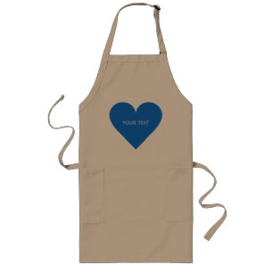 Tabliers personnalisés Blue Heart Valentine