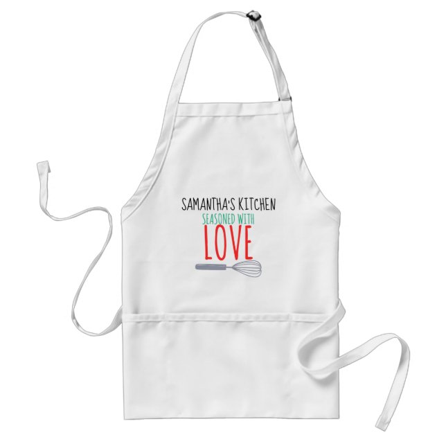 Tabliers Personnalisés Saisonnés avec Amour (Devant)