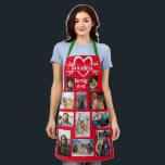 Tabliers Photo Personnalisés, Collage Photo Person<br><div class="desc">Tabliers de Noël | Custom Create Family Photo Collage Apron. Tabliers De Slogan Familial Personnalisables. Créez Votre Propre Espace De Collage De Photo Familiale Personnalisée. Vous pouvez personnaliser pour ajouter un nom de chef. Il suffit d'ajouter des photos et d'avoir une idée de cadeau sentimental. Des photos de famille peuvent...</div>