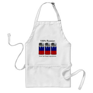 Tabliers Pots à Épices Drapeau de la Russie