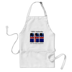 Tabliers Pots à Épices Drapeau d'Islande