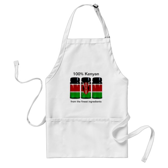 Tabliers pots à épices du drapeau kenyan (Devant)