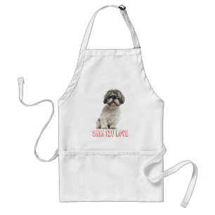 Tabliers pour chiots d'amour Shih Tzu