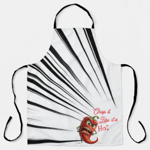 Tabliers tout-imprimé « Chop It Like It’s Hot »