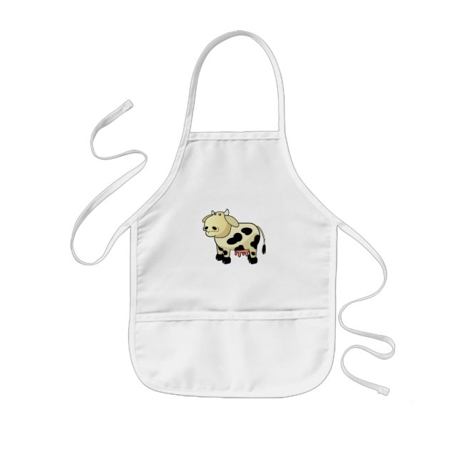 Tabliers Vache Laitière De Dessin Animé (Devant)