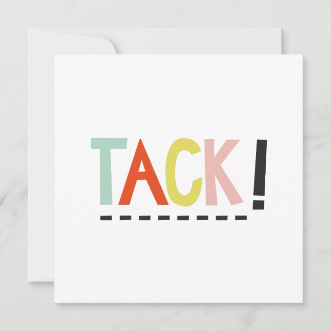 TACHE ! Cartes de voeux Flat (Devant)