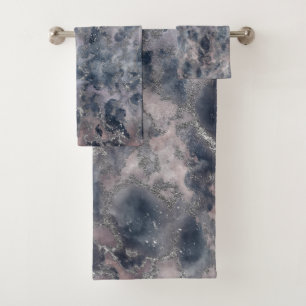 Tache d'aquarelle abstraite rose et bleu pâle