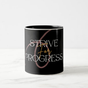 Tâche De Mug Pour Le Progrès