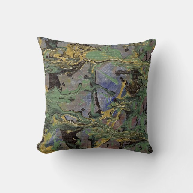 Tache de peinture Coussin American MoJo (Recto)