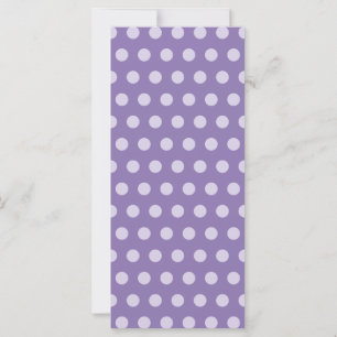 Taches de polka lavande