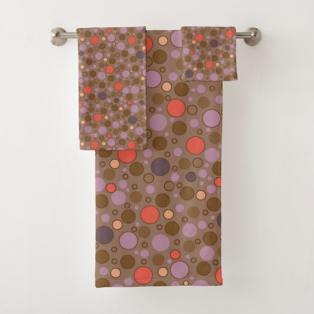 Taches marron orange multicolores  (En situation)