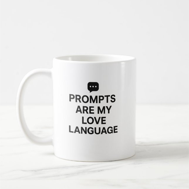 Tâches sont mon langage de l'amour Mugs Café drôle (Gauche)