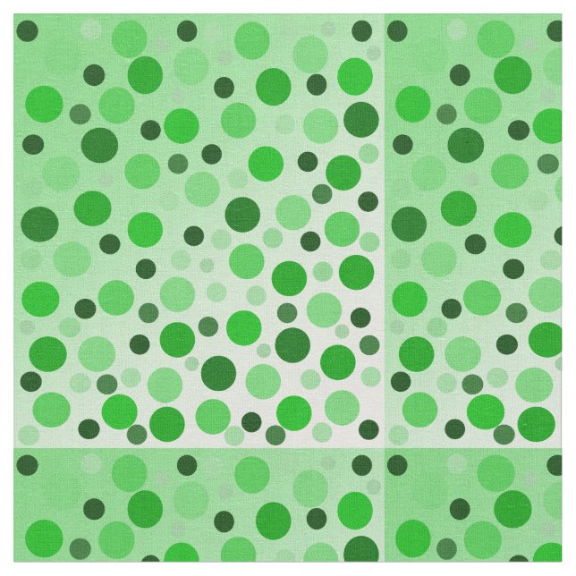 Taches vert menthe, Tissu (Fermer)
