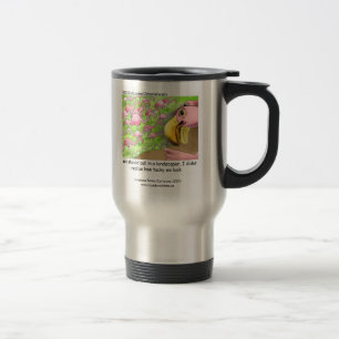 Tacky Flamant rose rose drôle Mug de voyage