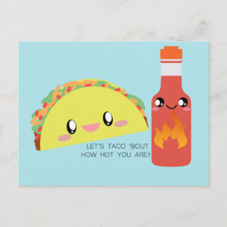 TACO à propos de carte postale HOT