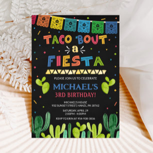 Taco à propos d'une invitation à la fête