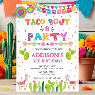 Taco à propos d'une invitation à la fête Fiesta