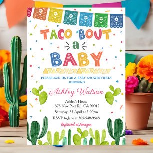 Taco à propos d'une invitation à une baby shower F