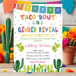 Taco à propos d'une invitation à une fête de révél