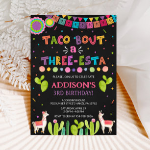 Taco à propos d'une invitation d'anniversaire de t