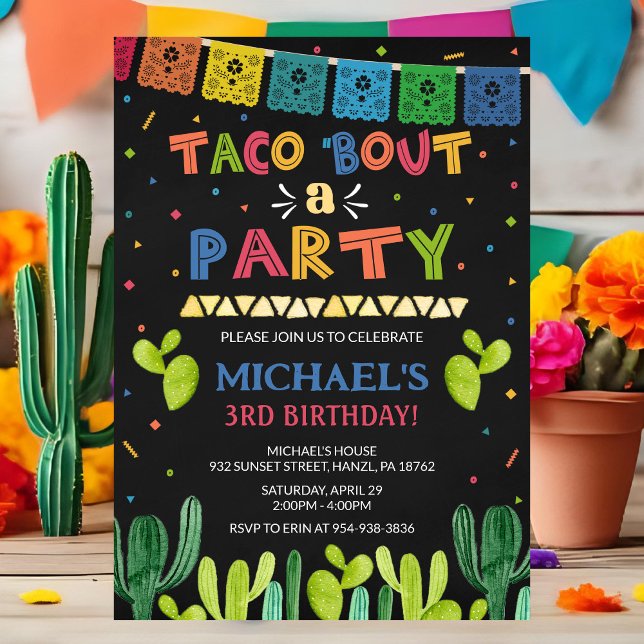 Taco à propos d'une invitation de fête (Créateur téléchargé)