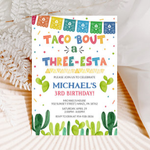 Taco à une invitation de trois esta