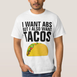 TACO ABS FUNNY MENS T-SHIRTS PAPA