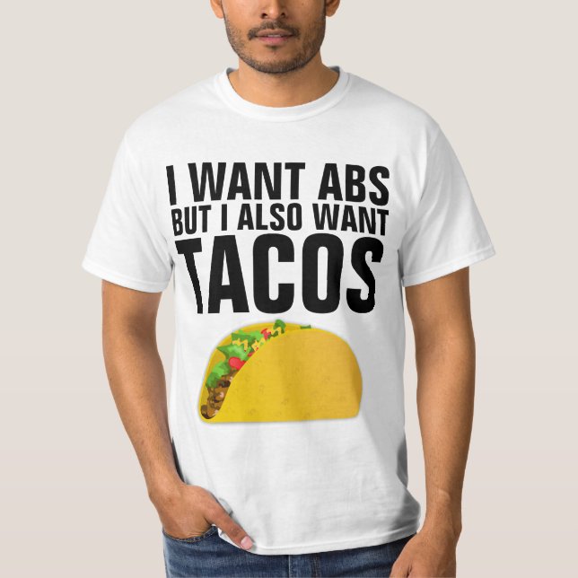 TACO ABS FUNNY MENS T-SHIRTS PAPA (Devant)