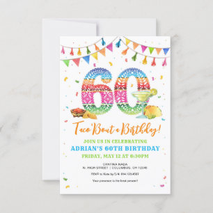 Taco Bout 60e anniversaire Invitation
