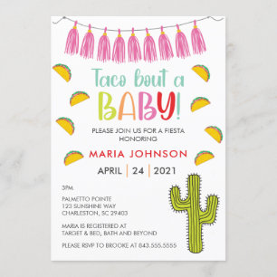 Taco Bout A Baby Baby shower Invitation