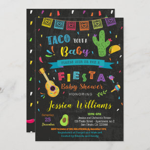 Taco Bout a Baby Fiesta Baby Shower Invitations
